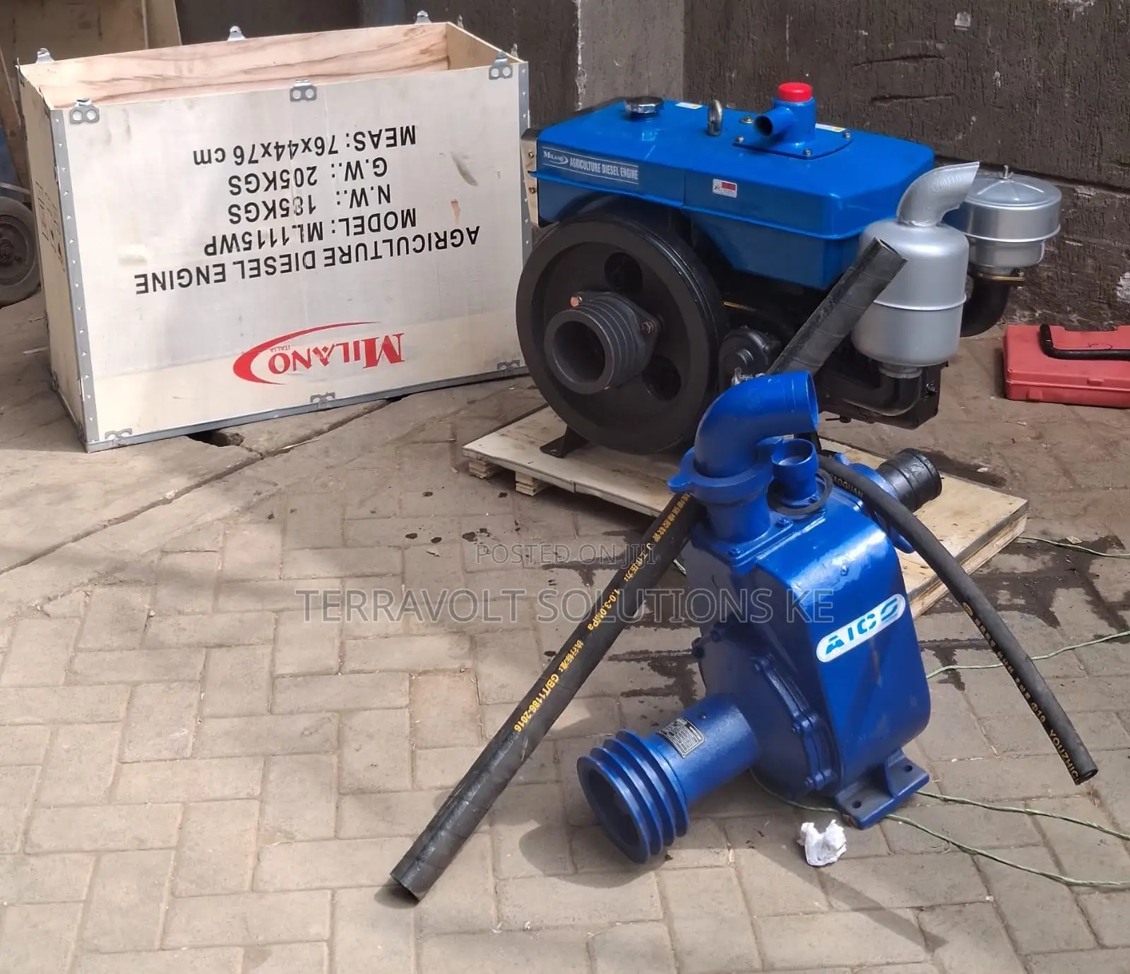 24hp Milano Italia(watercooled) Diesel Engine