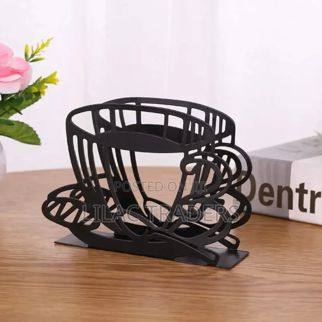 Modern Metallic Serviette Holder Gale