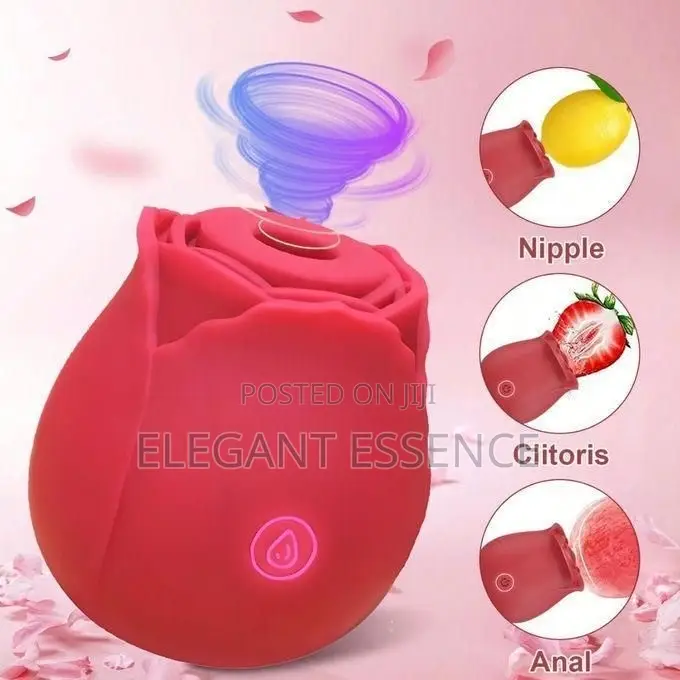 USB Rose Vibrator Vagina Clitoris Sucker