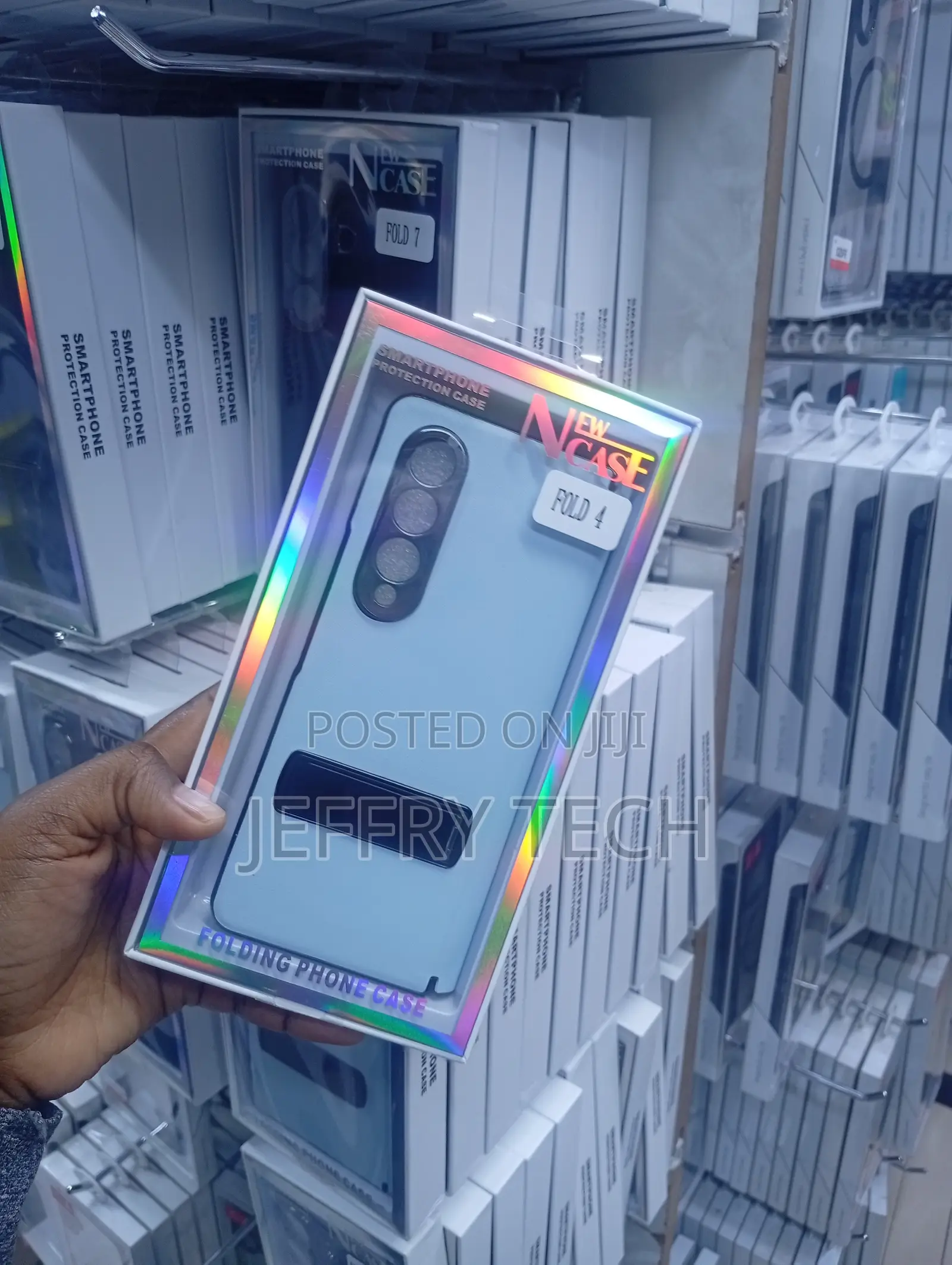 White Case Folding Phone Case Designed for the Samsung Galaxy Z Fold 4