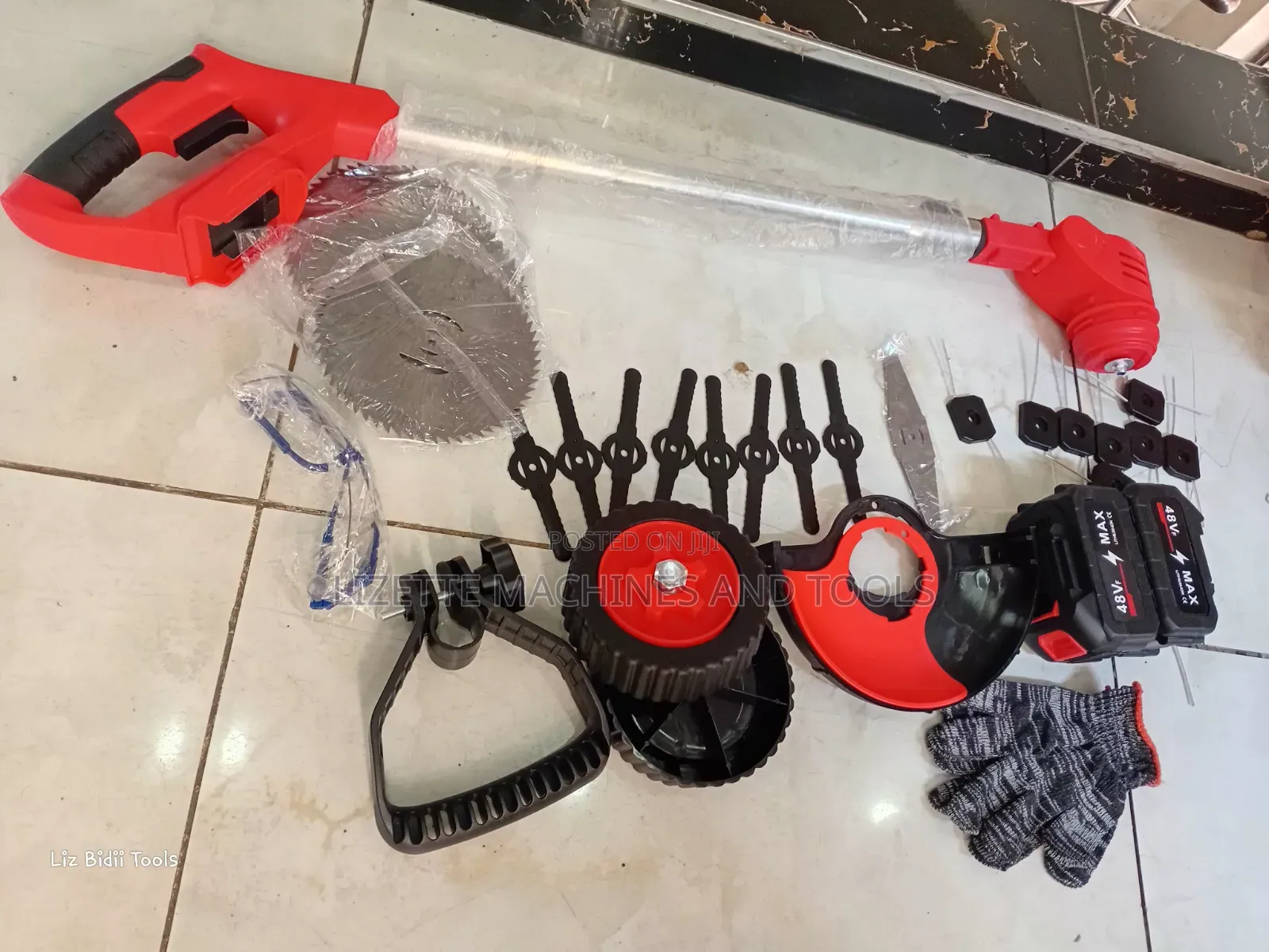 Cordless Brush Cutter 48V With Wheels