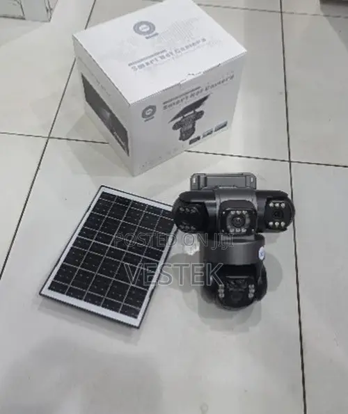 V380 Pro Smart Camera4G SIM,Solar Panel, Triple-Lens PTZ Two-Way Audio