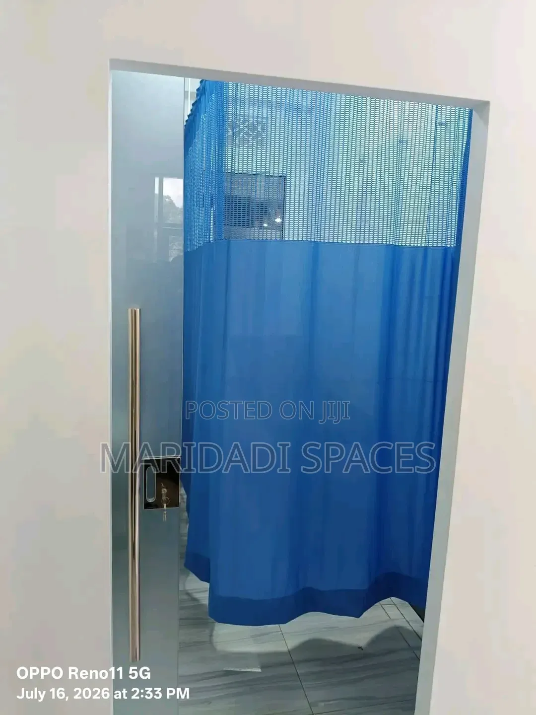 Neatly Arranged Hospital Curtains