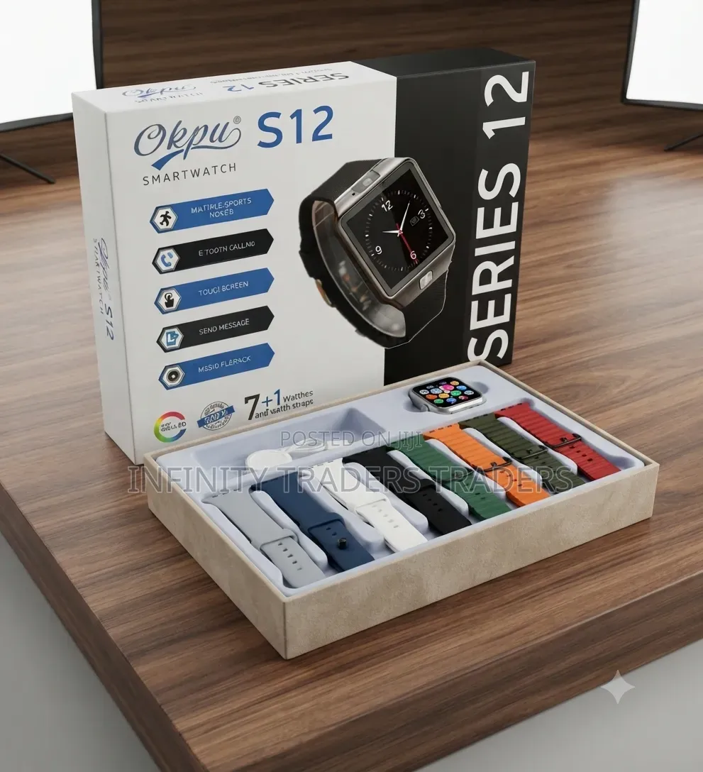 Smartwatch With 8 Straps
