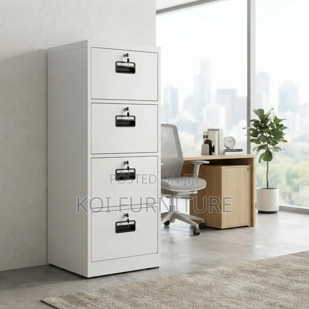 Office Cabinet; Four Drawers Steel Office Neat Cabinet