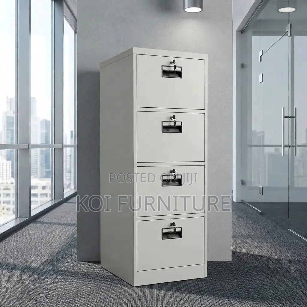 Office Cabinet; Four Drawers Steel Office Neat Cabinet