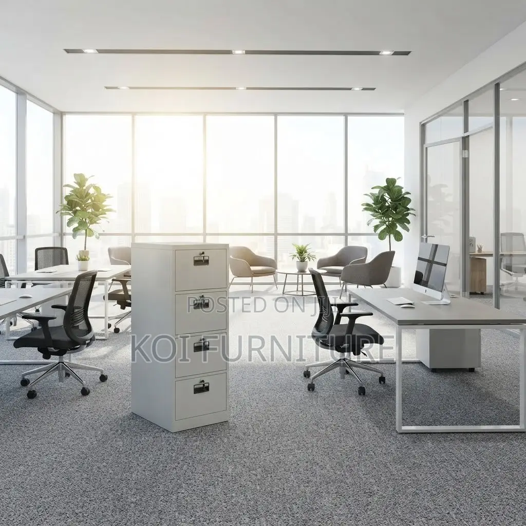 Office Cabinet; Four Drawers Steel Office Neat Cabinet
