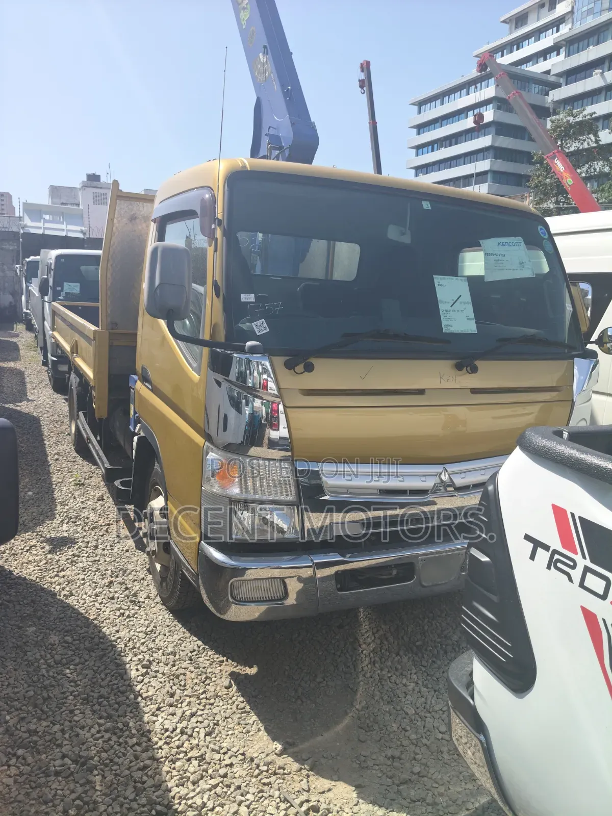 Mitsubishi With Crane Manlift Crane Available