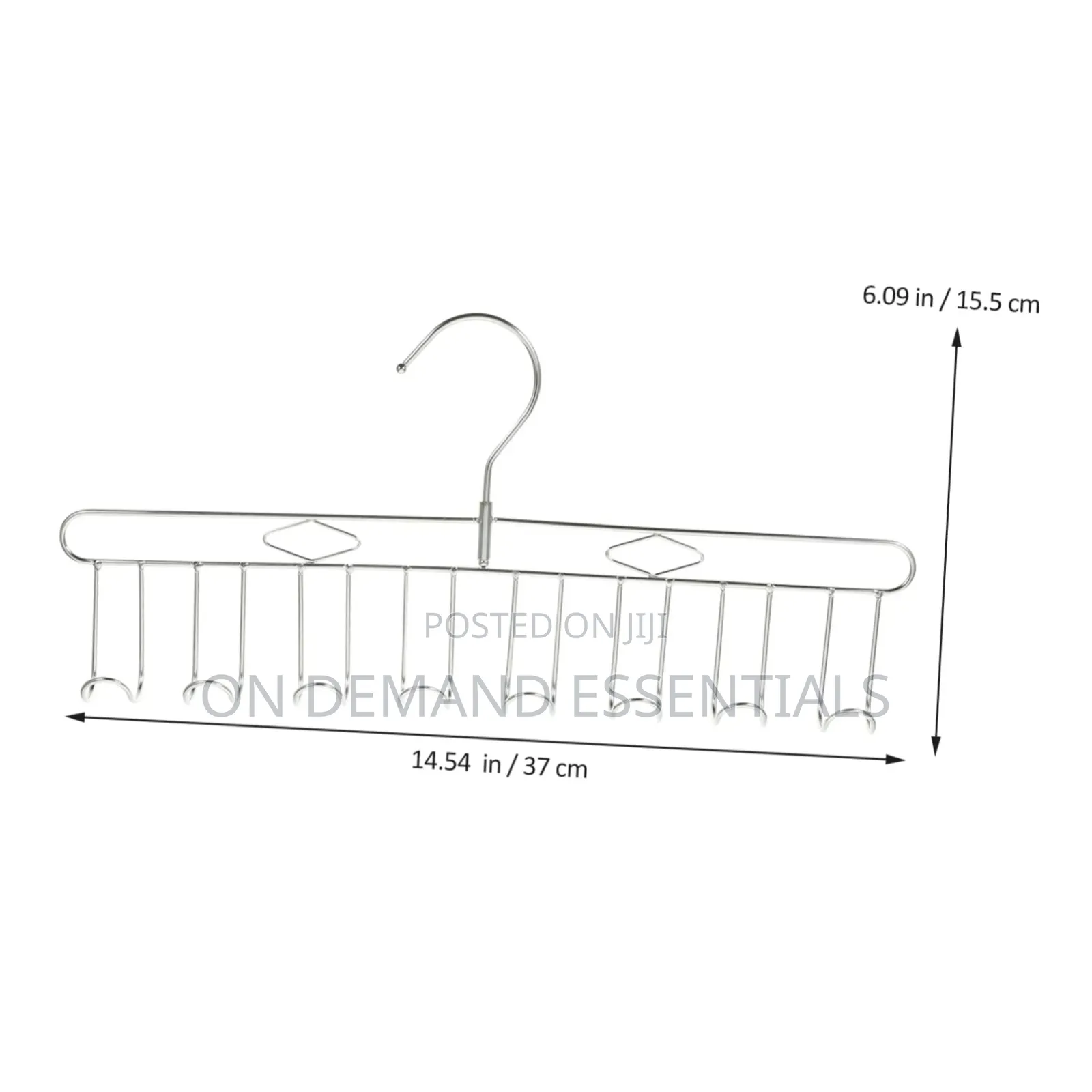 Rotating Stainless Steel 8 Hook Hanger