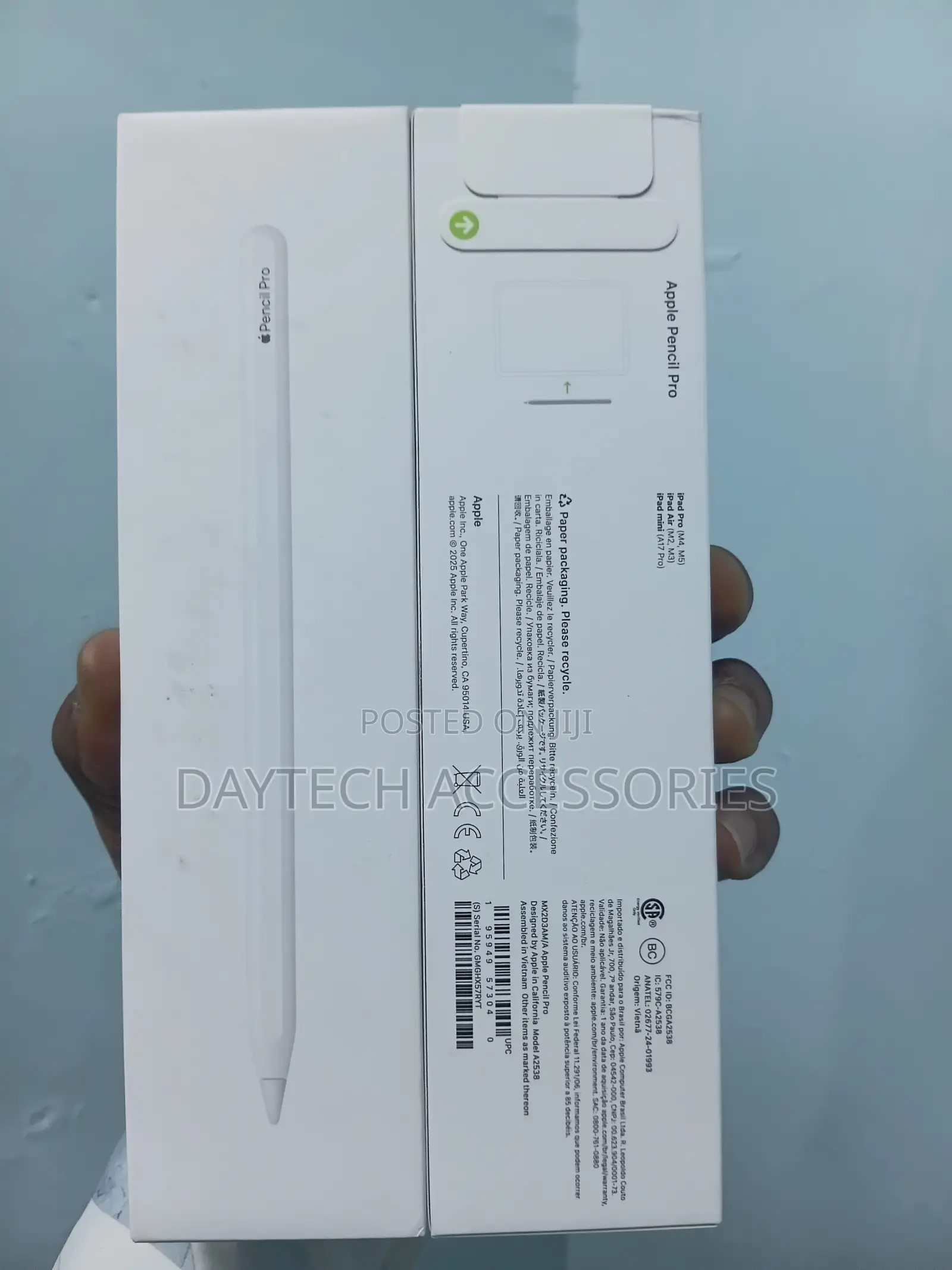 Apple Pencil Pro Stylus for iPad Pro M4 / Air M2 / iPad Mini