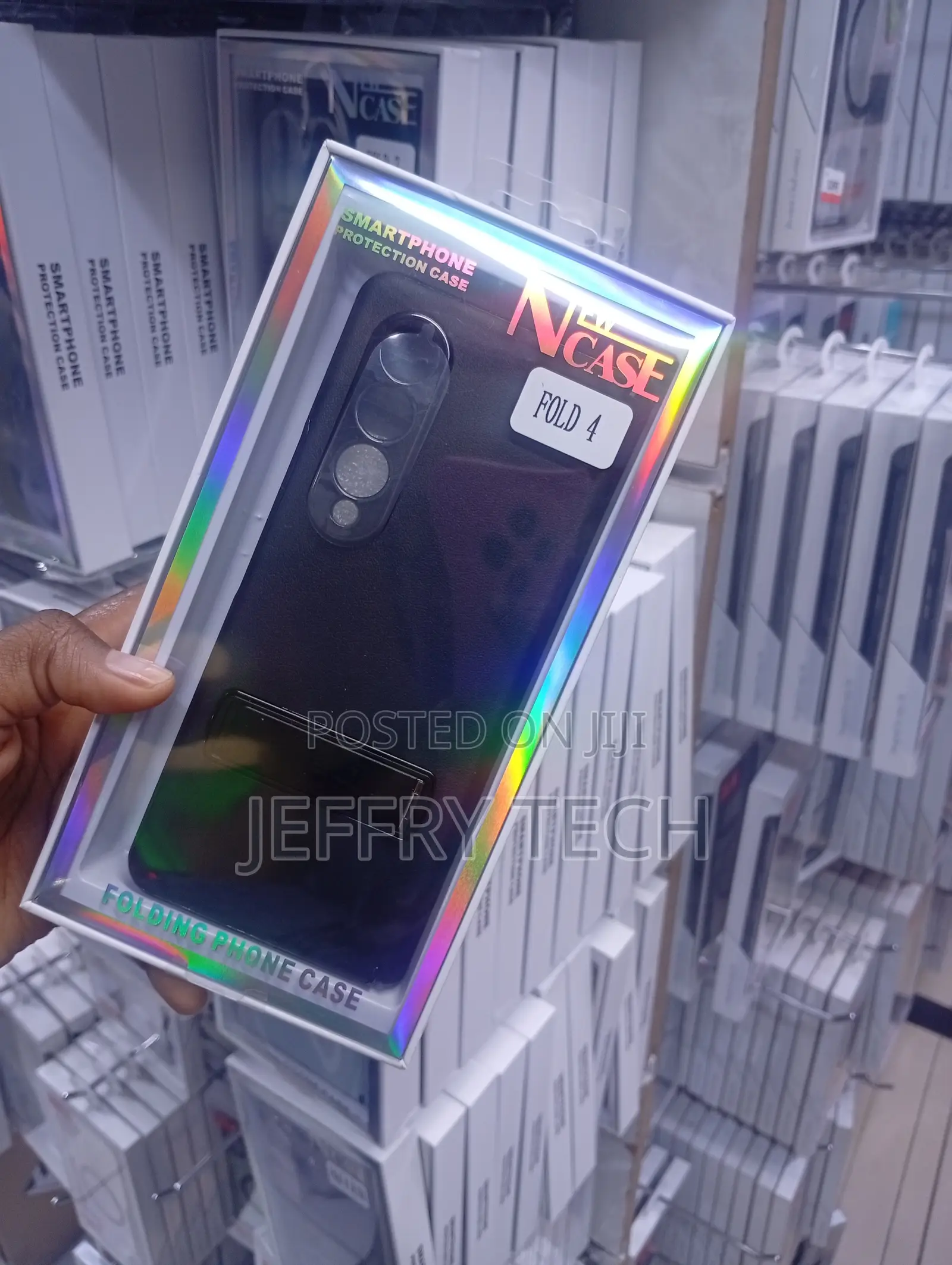 Black Folding Phone Protection Case for the Samsung Galaxy Z Fold