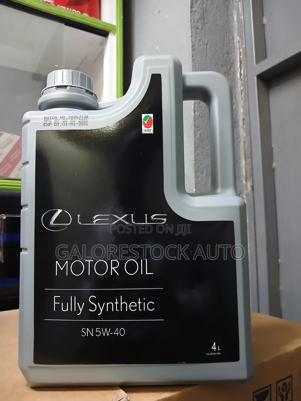 Lexus Motor Oil Fully Synthetic Sn -5w40 4l
