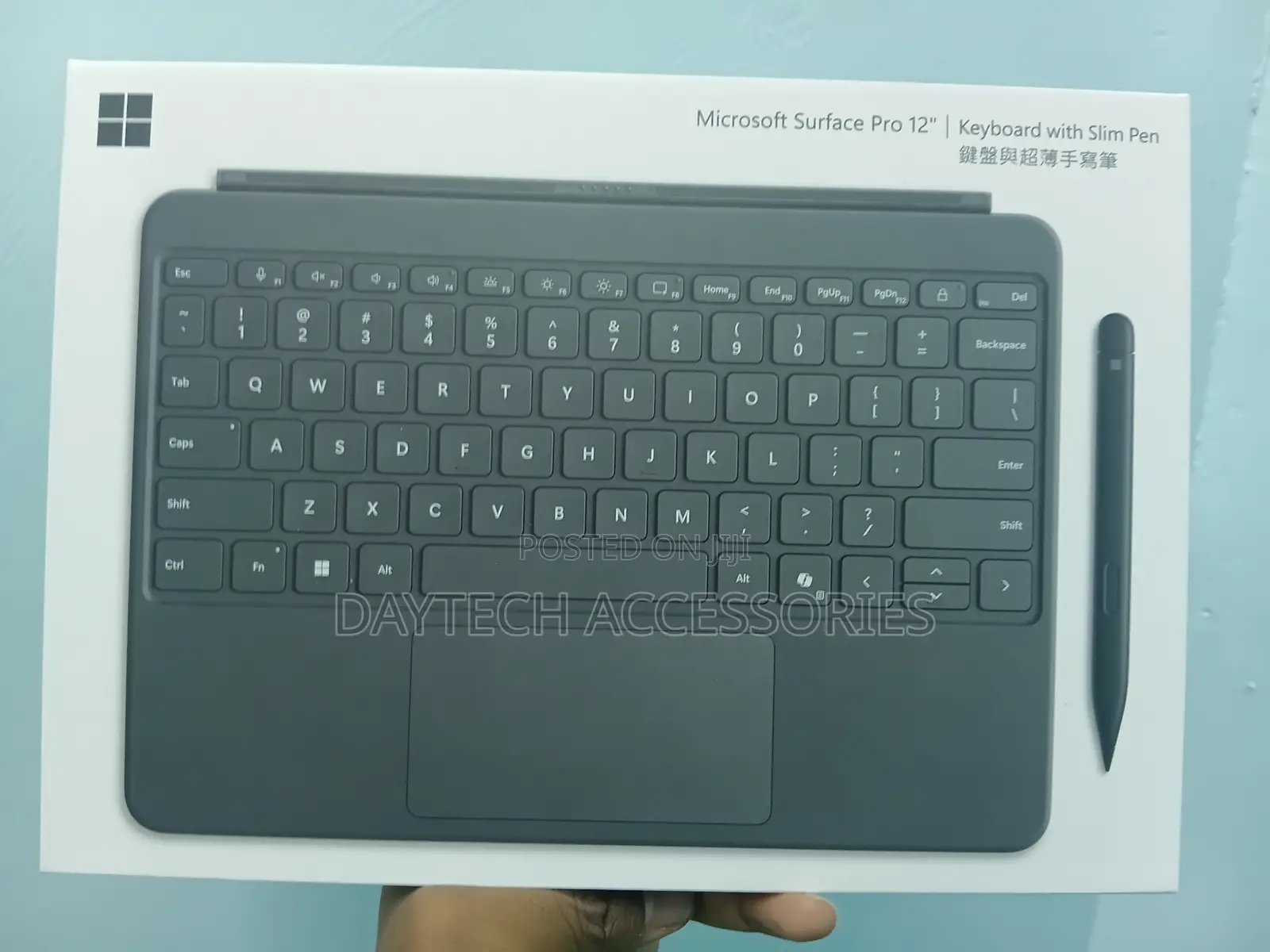 Microsoft Surface Pro 12" Keyboard With Slim Pen Bundle.