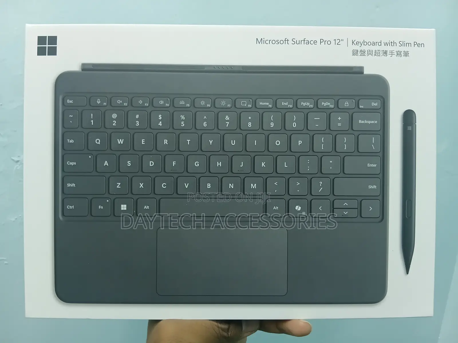 Microsoft Surface Pro 12" Keyboard With Slim Pen Bundle.