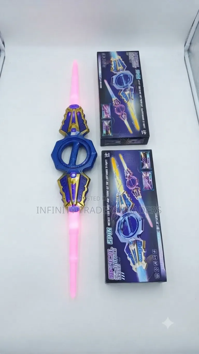 Optical Spin Double-Edged Sword Toy