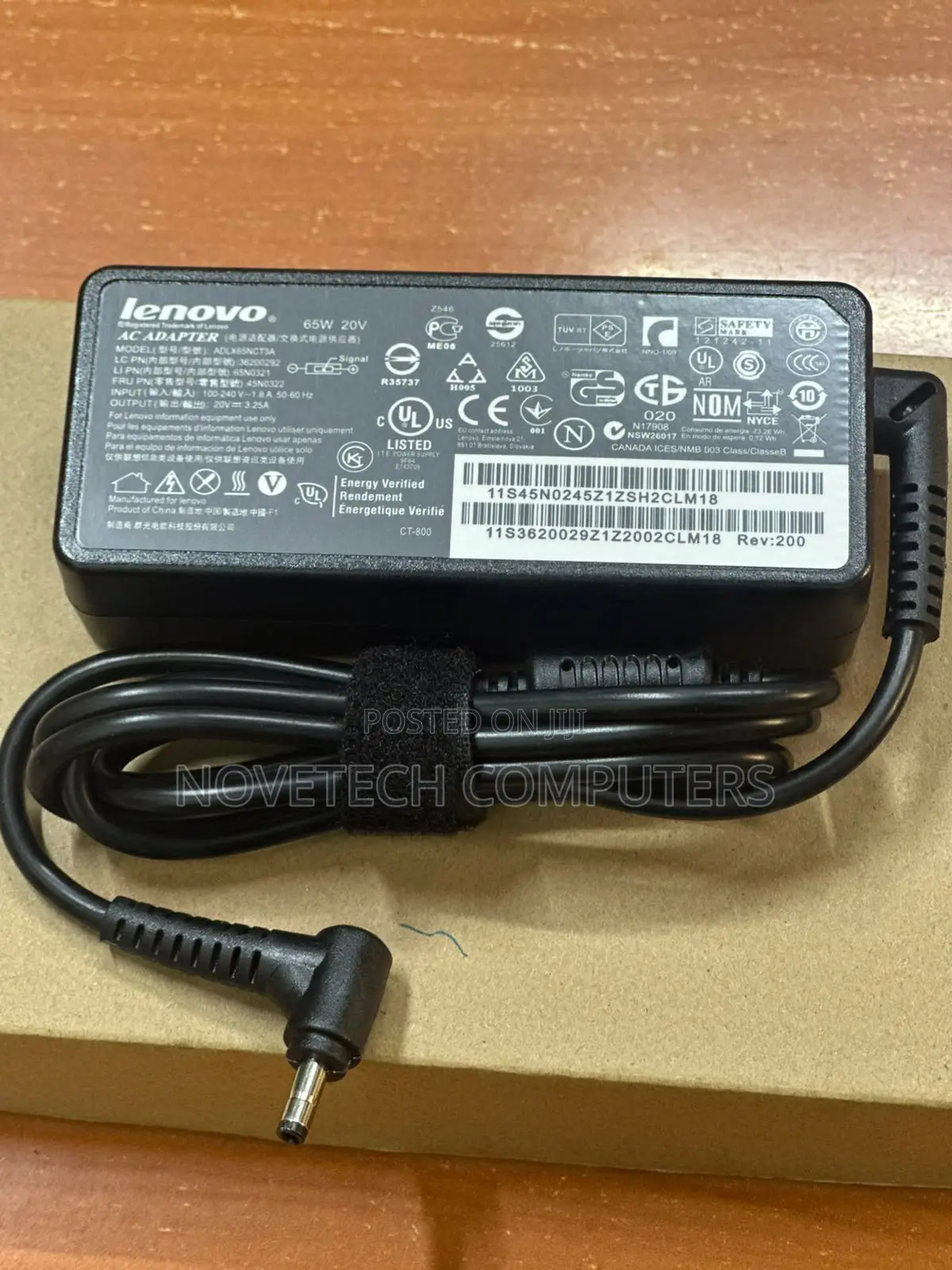 Lenovo Ideapad Laptop Charger 20V 3.25A 65W