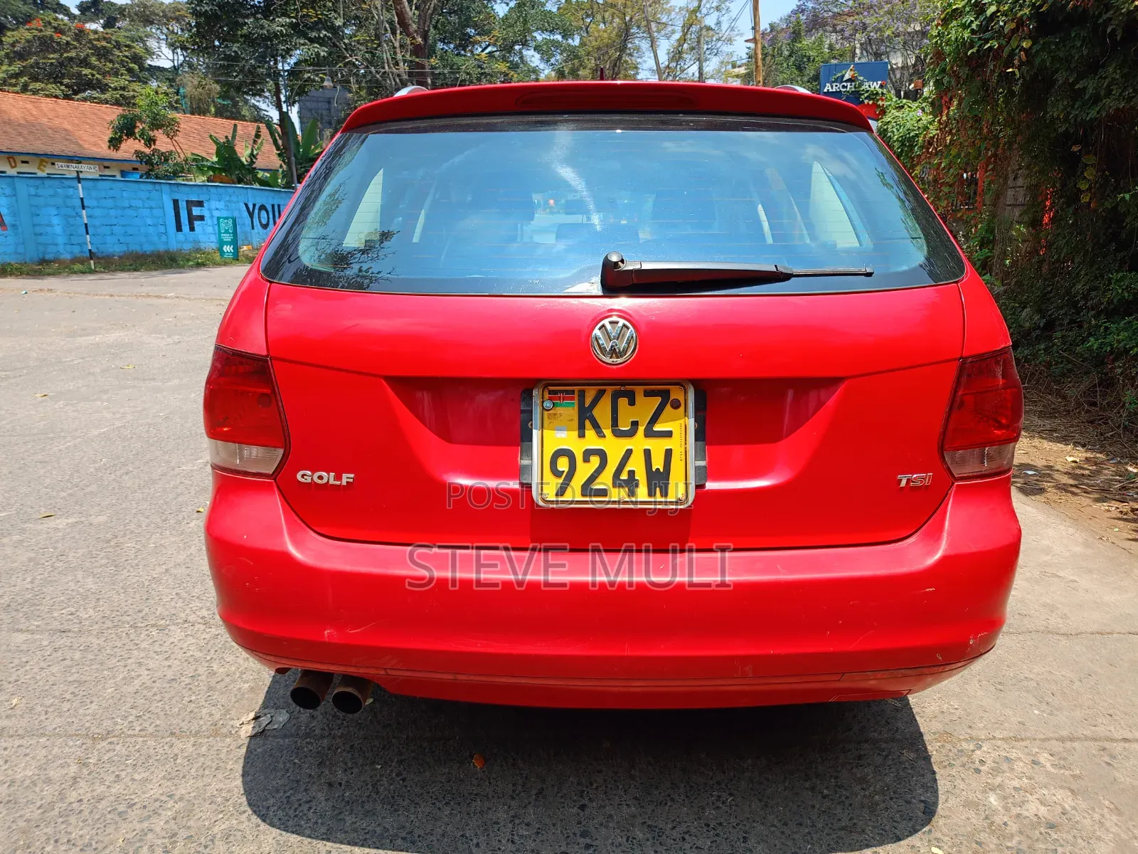 Volkswagen Golf 2013 Red