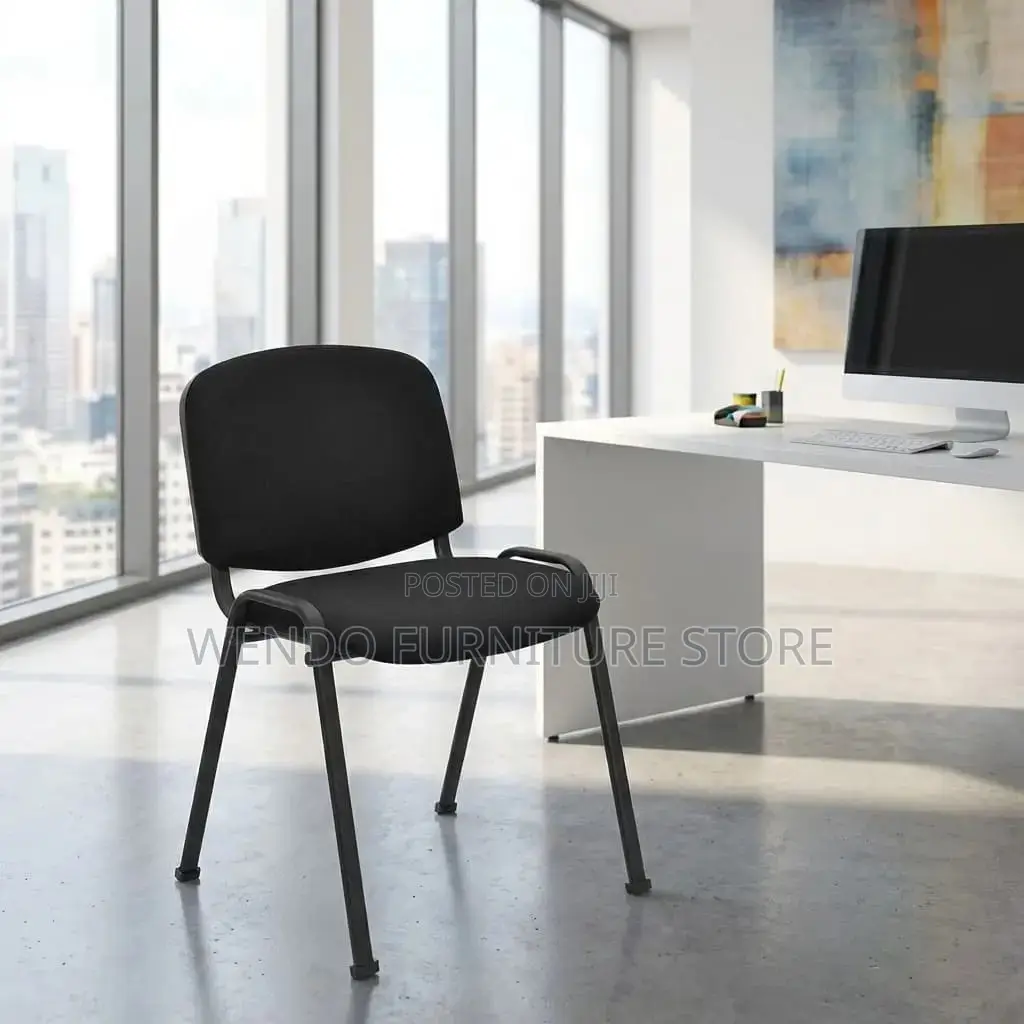 Office Chair; Fabric Armless Tosca Training Chair
