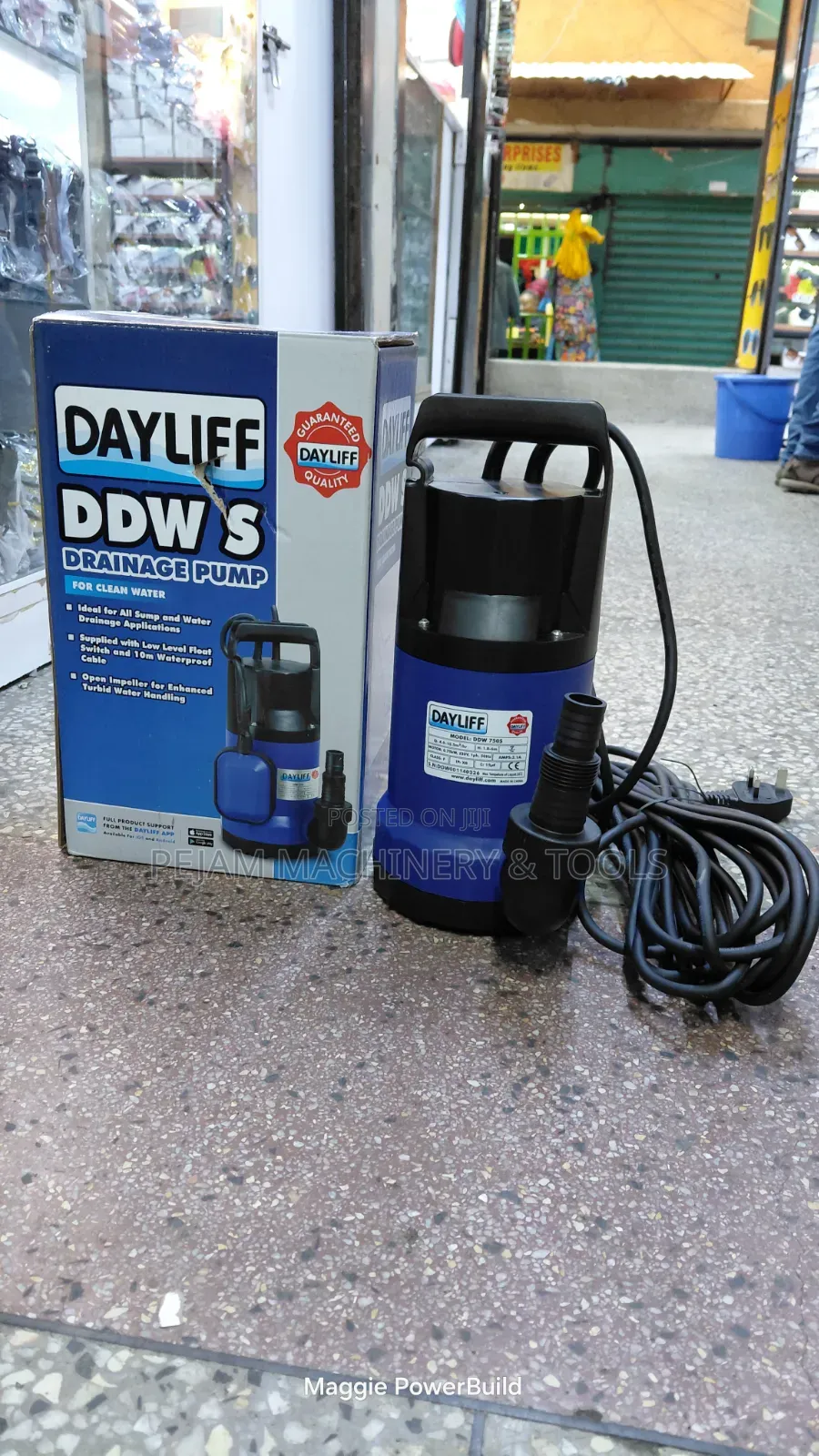 Dayliff DDW 750S 1hp 6m Head Clean Water Submersible Pump