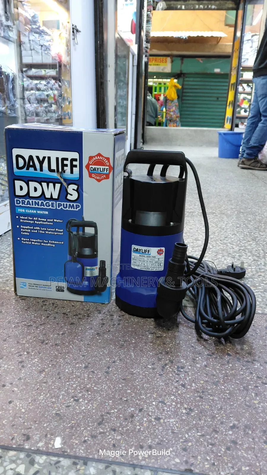 Dayliff DDW 750S 1hp 6m Head Clean Water Submersible Pump