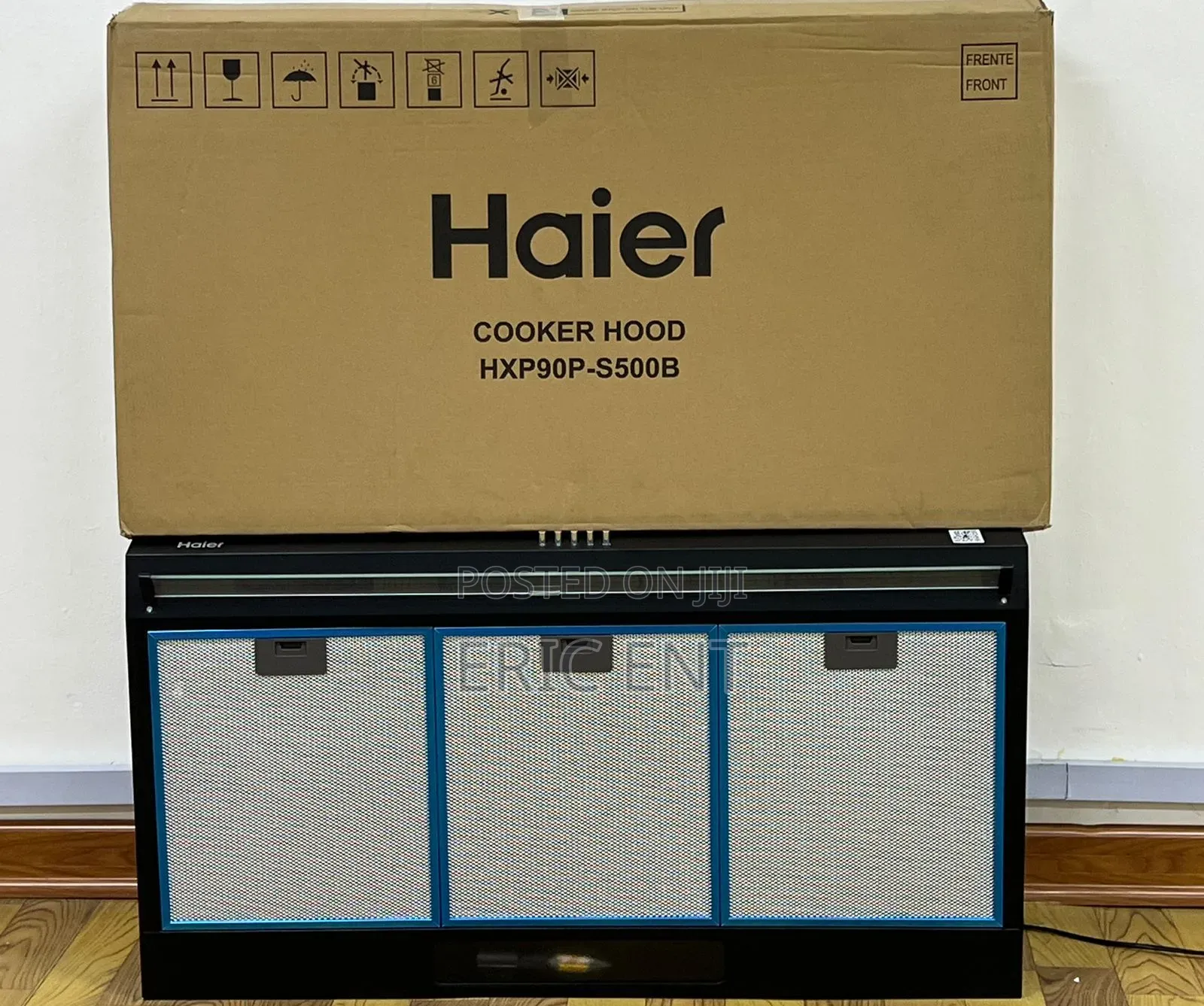 Haier 90cm Professional Kitchen Chimney Hood HXP90P-S500B