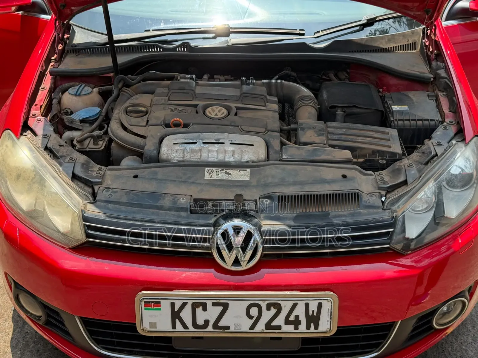 Volkswagen Golf 2013 Red