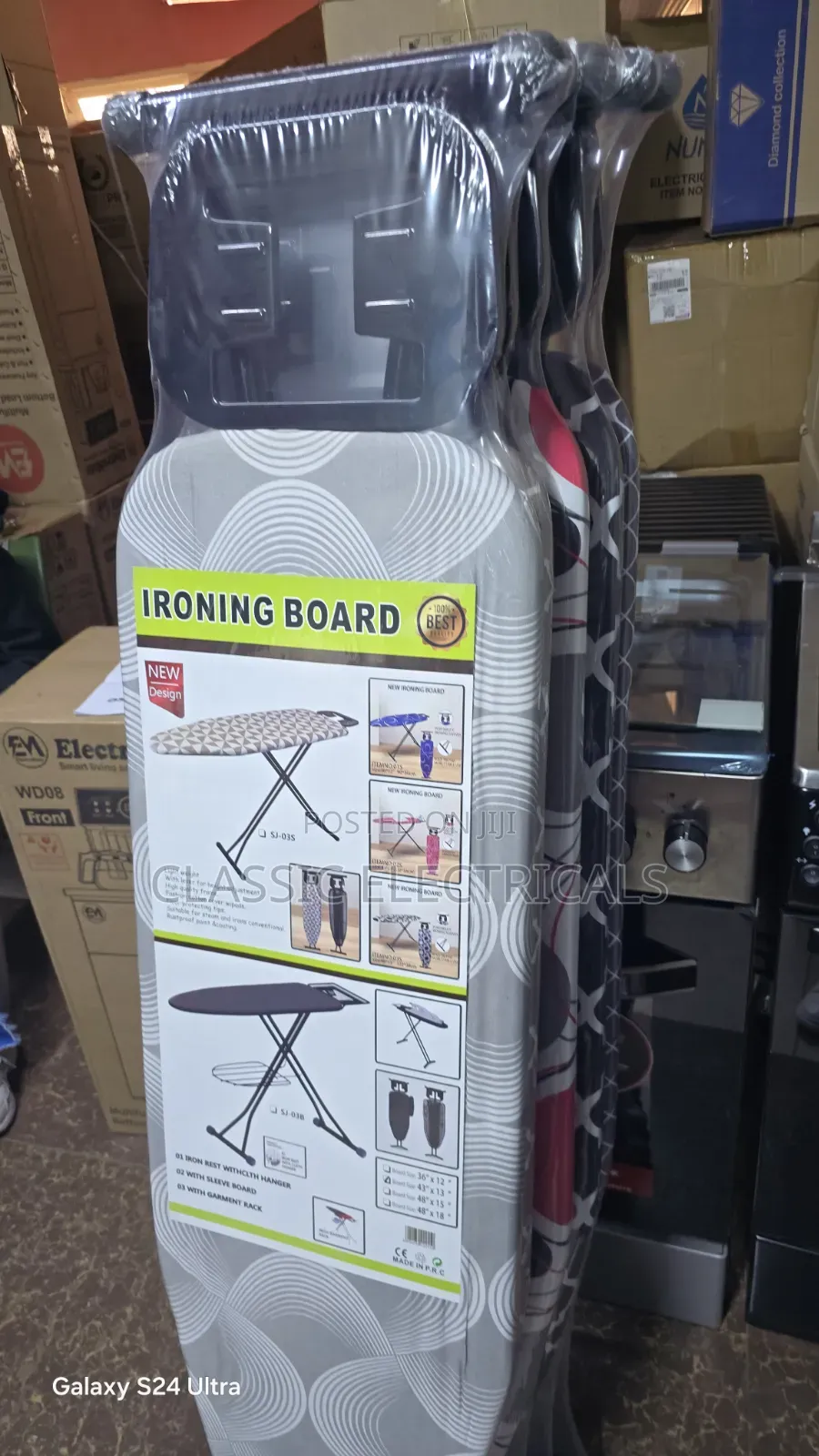 Metallic Foldable Ironing Board Big Size Available