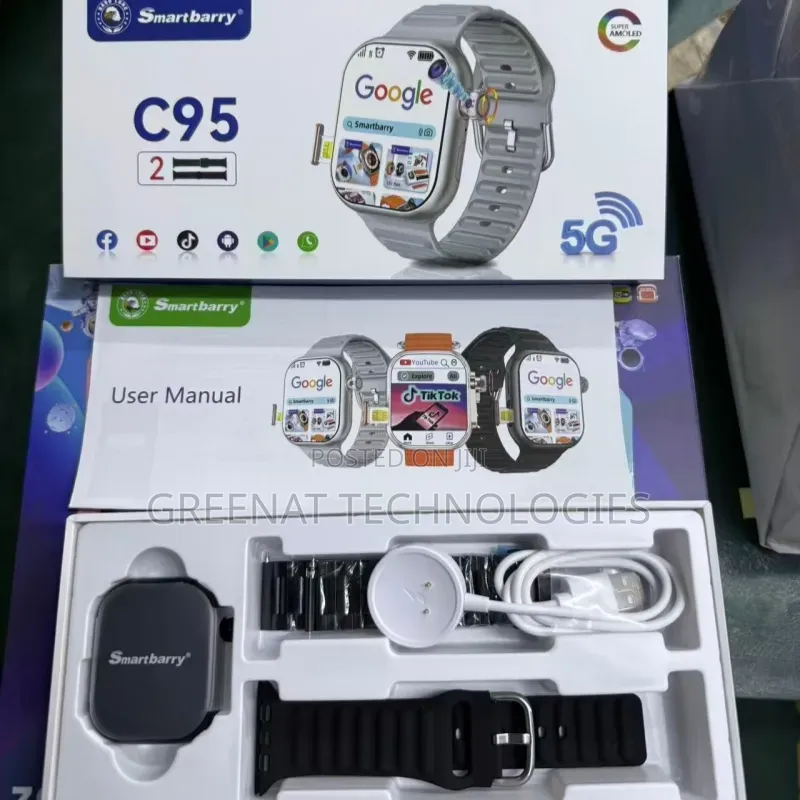 Smartbarry C95 Smartwatch 5G SIM Android + 4GB + 64GB Super Amoled
