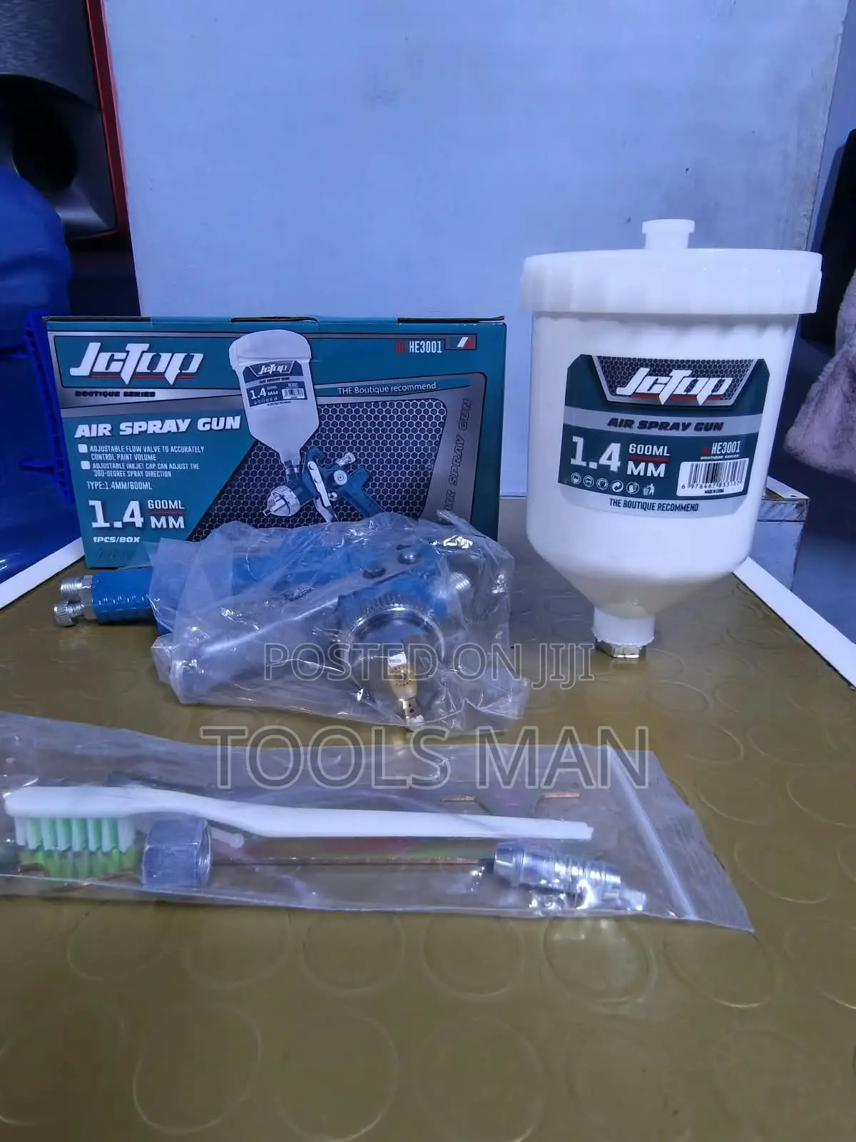 Air Spray Gun Jetop 1.4mm 600ml HE3001