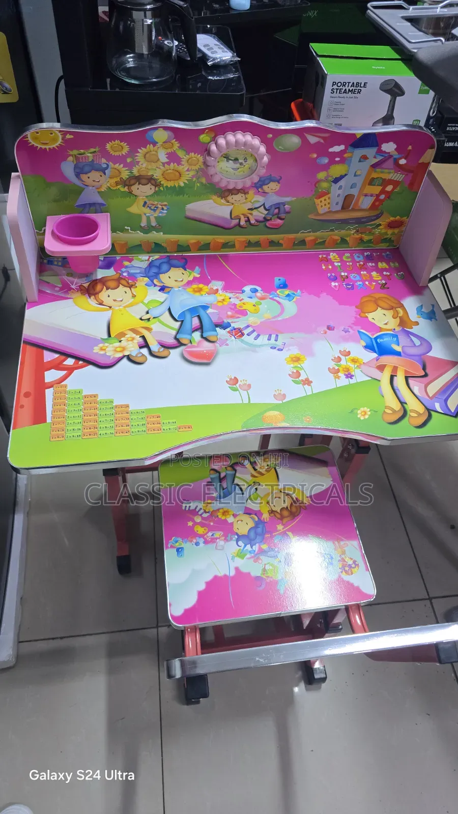 Kids Adjustable Study Desk With a Chair at 3699