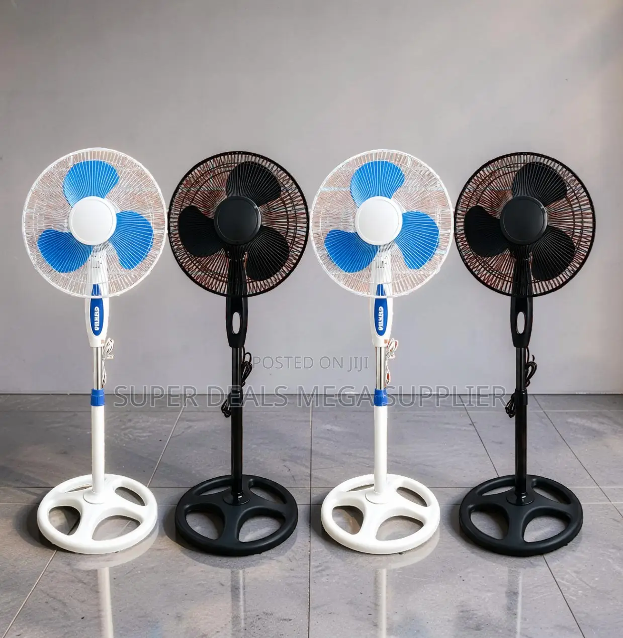 Wide Coverage, 3 Speed Motor 16′′ Electric Stand Fan