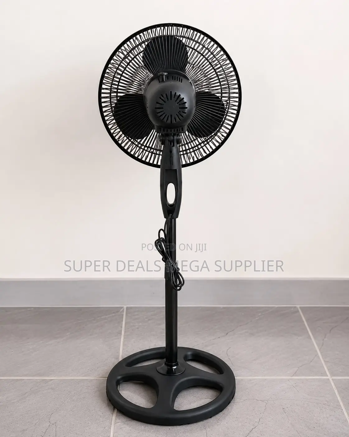 Wide Swing, Energy Efficient 16′′ Electric Stand Fan