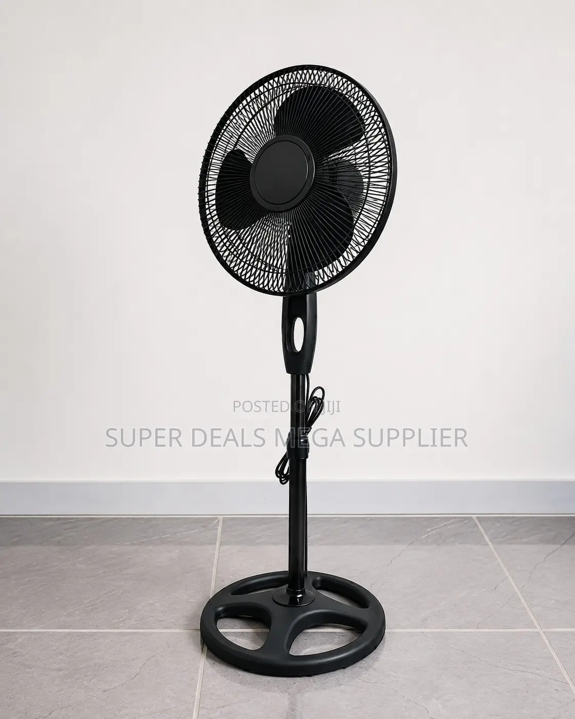 Large Coverage, Silent Motor 16′′ Electric Stand Fan