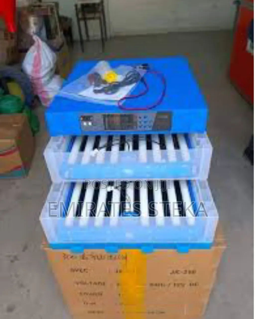 Kuku 192-Eggs Solar and Electric Power (AC/Dc) Automatic Incubator