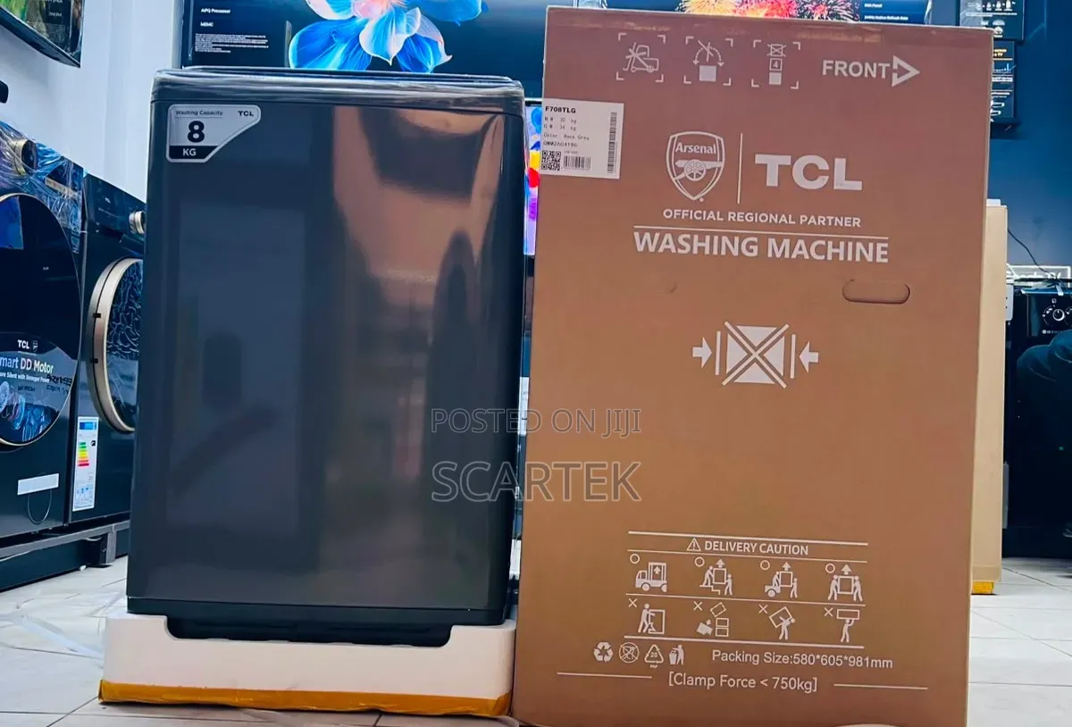 TCL F708tlg. 8kg Top Load. Fully Automatic . Non-Inverte.