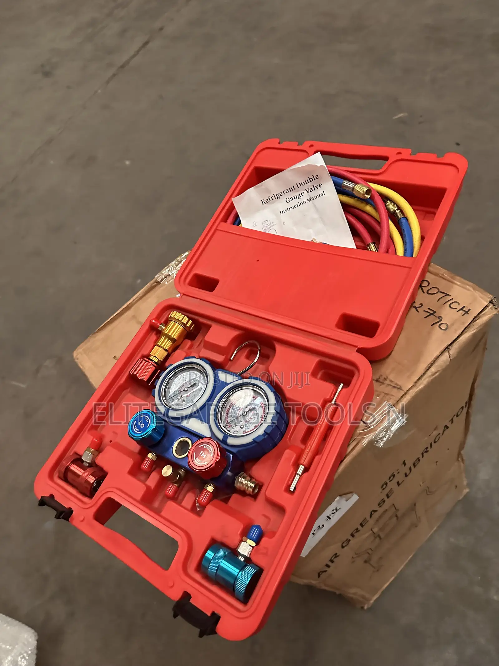 High Quality Refrigerant Double Gauge Valve/AC Meter
