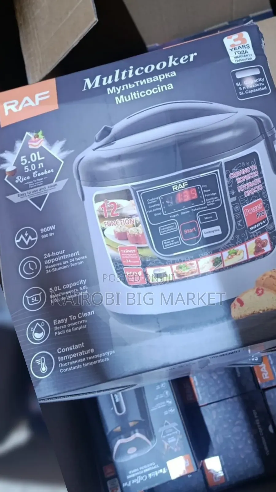 RAF 5l Digital Pressure Cooker