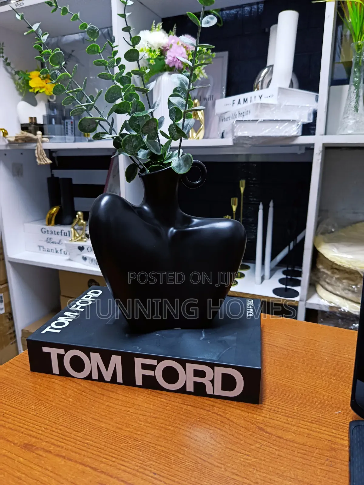  Black Statement Female Body Vase
