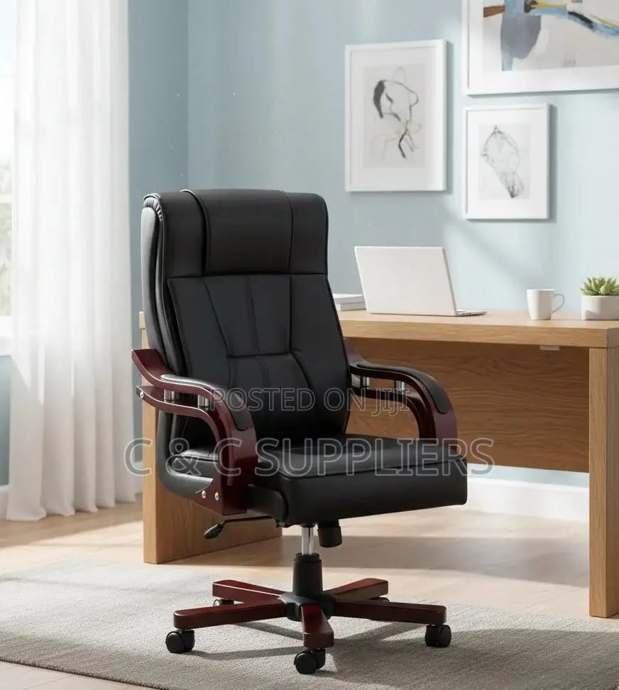 Ergonomic Leather Office Chair