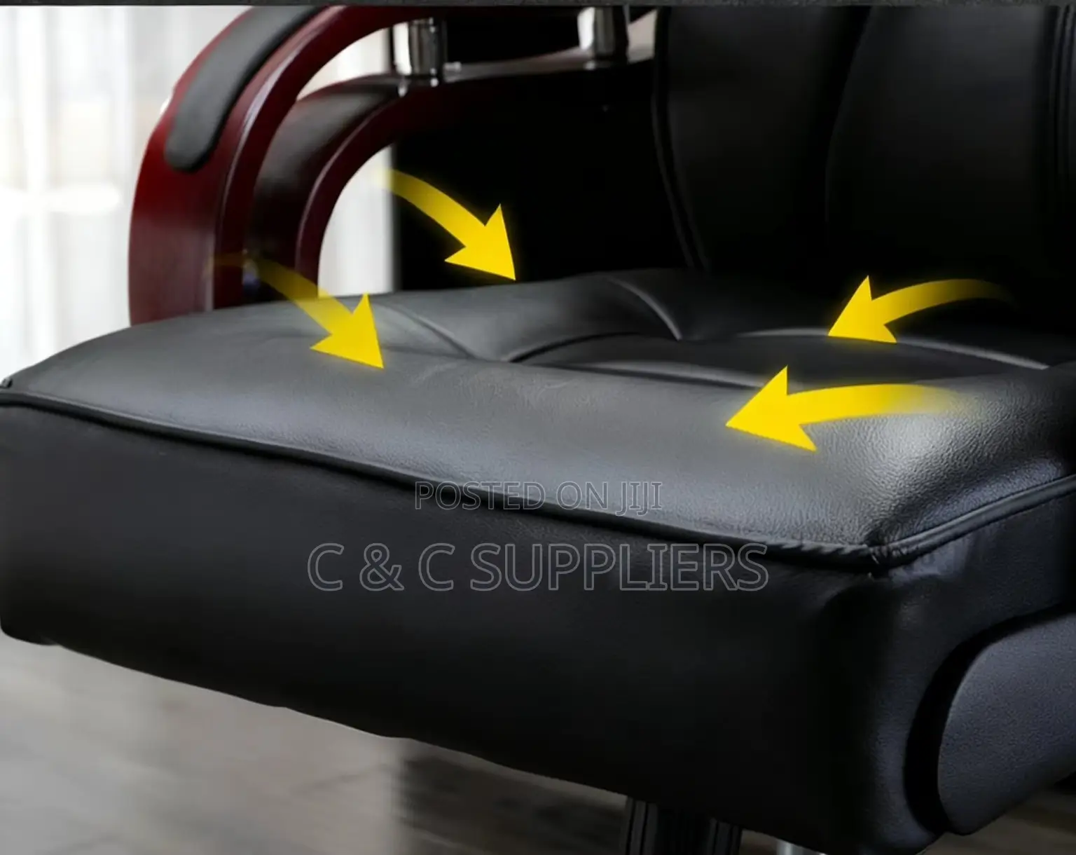 Ergonomic Leather Office Chair