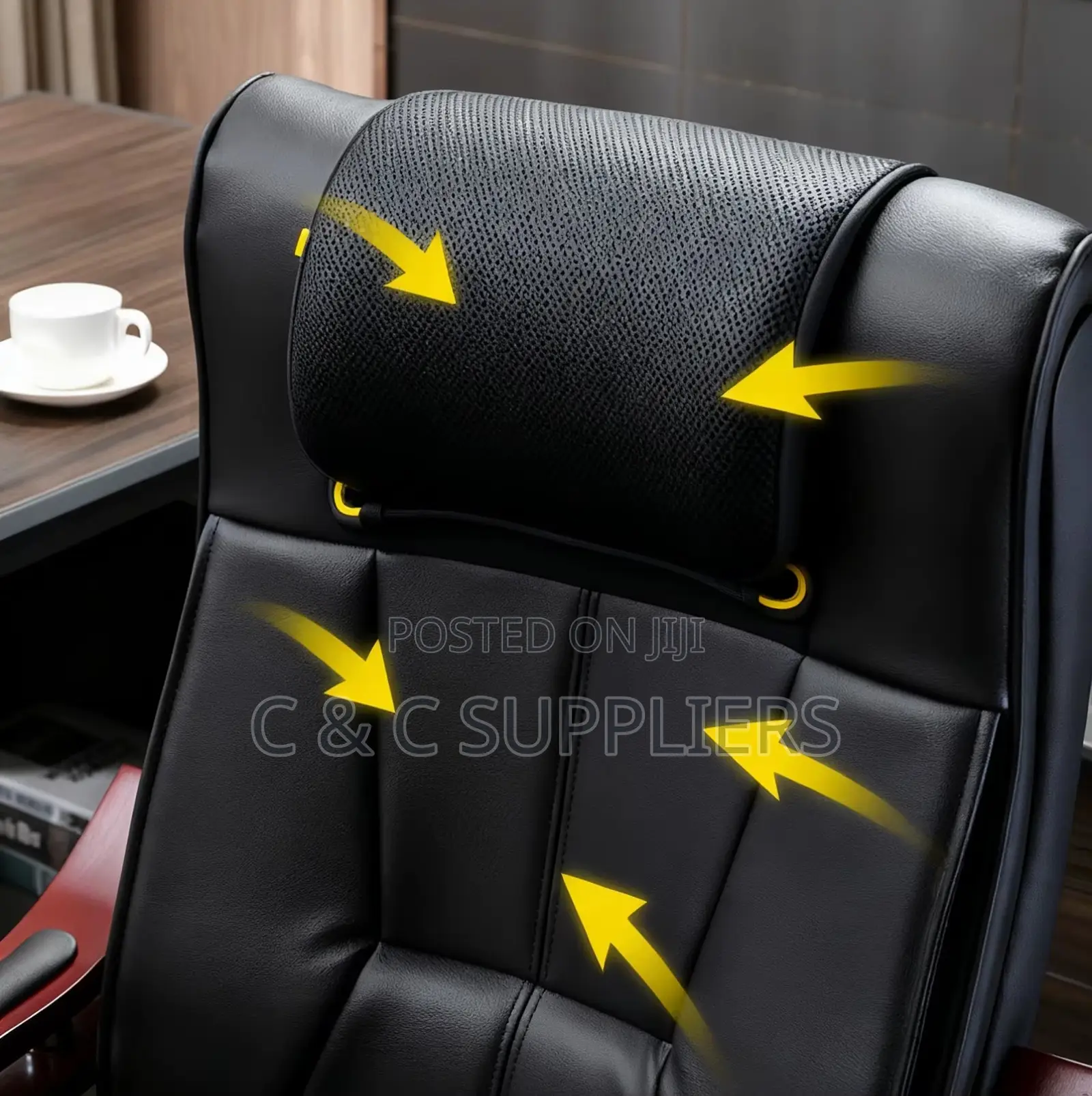 Ergonomic Leather Office Chair