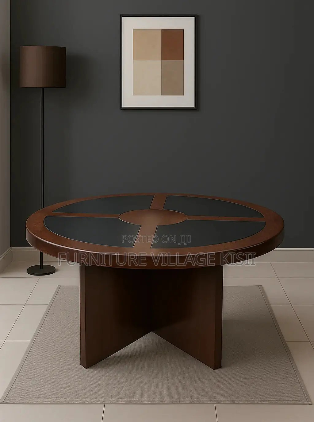 Conference Table; 4Seater Mahogany Meeting Table