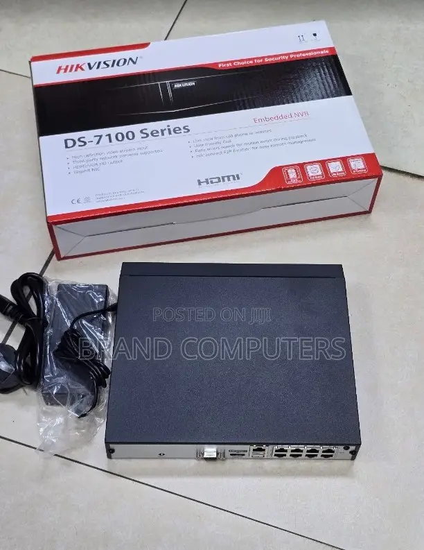 Hikvision 8-Channel NVR Video Recorder Hikvision Ds-7108ni-Q1/8ports
