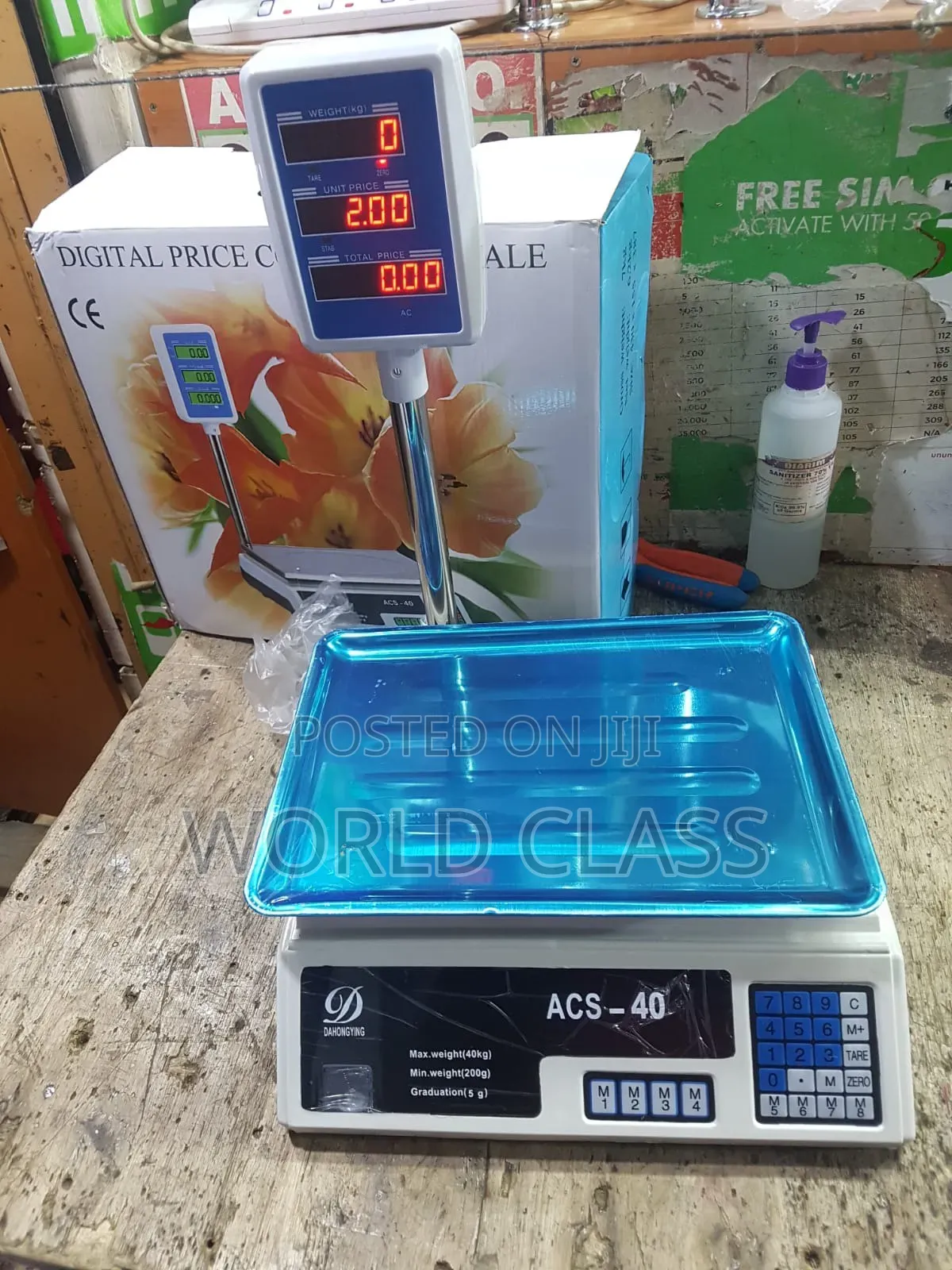 ACS-40 Digital Computing Weighing Scale With Arm