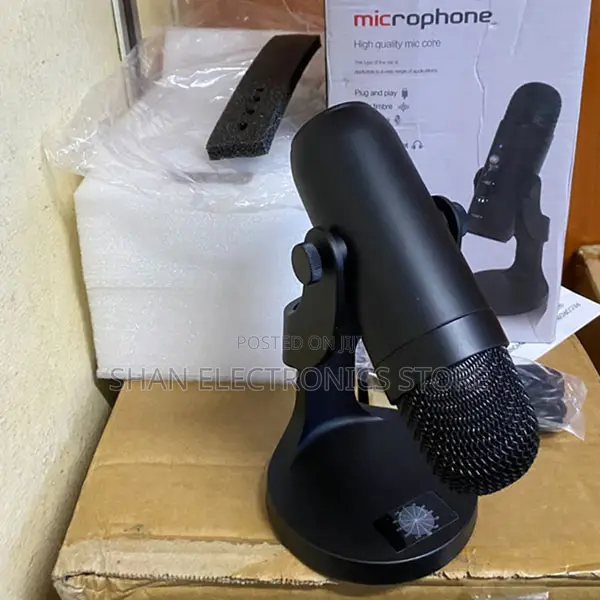 Durable Table Microphone Premium Quality Mic With Voice Cancellation