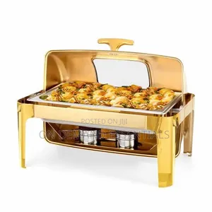 Roll Top Chaffing Dish Rectangular Shape