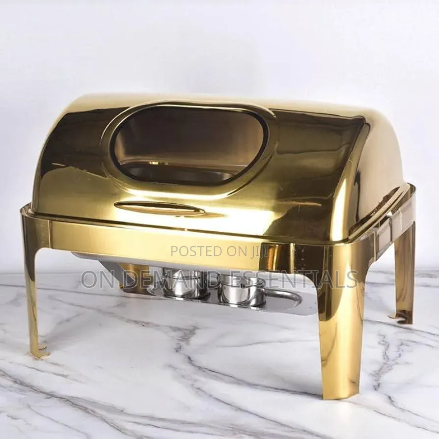 Roll Top Chaffing Dish Rectangular Shape