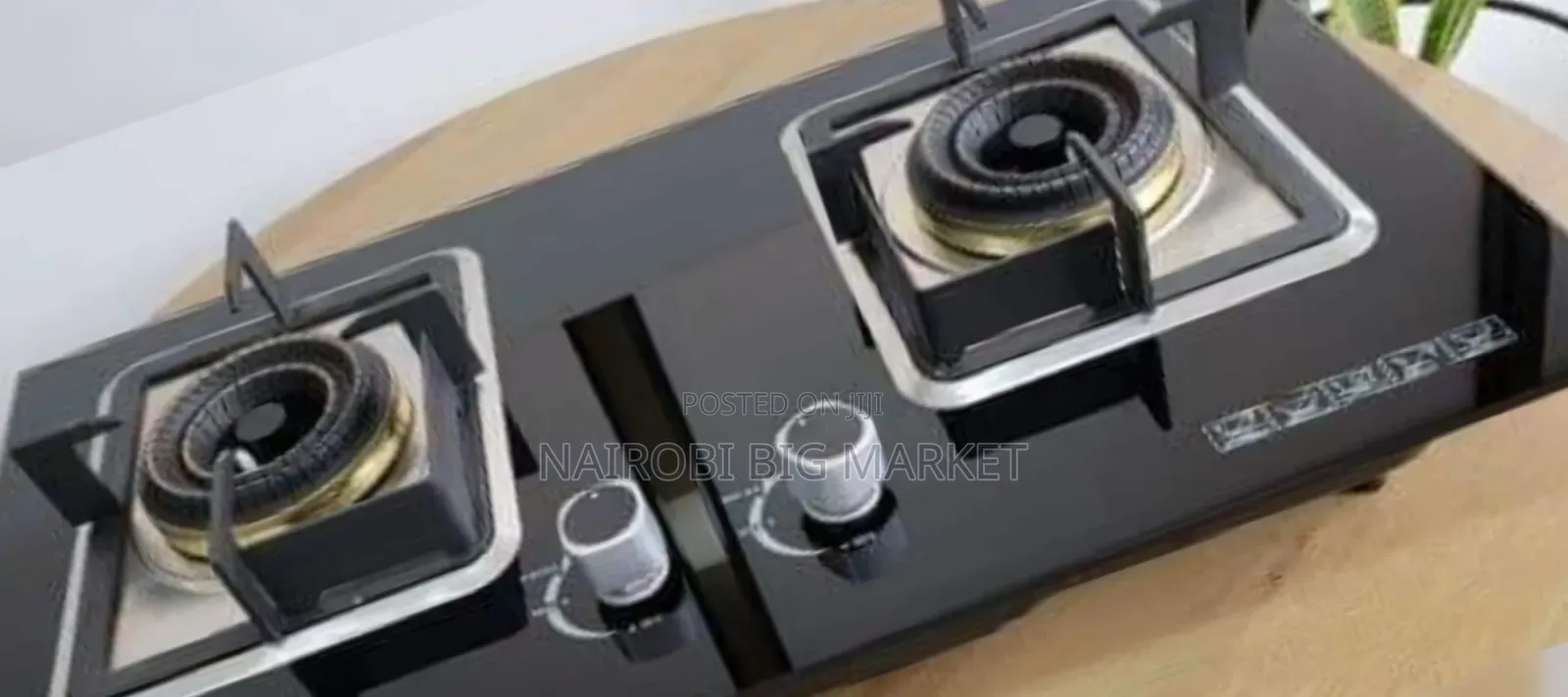2 Burner Amaze Glass Inbuilt Hob Cooker