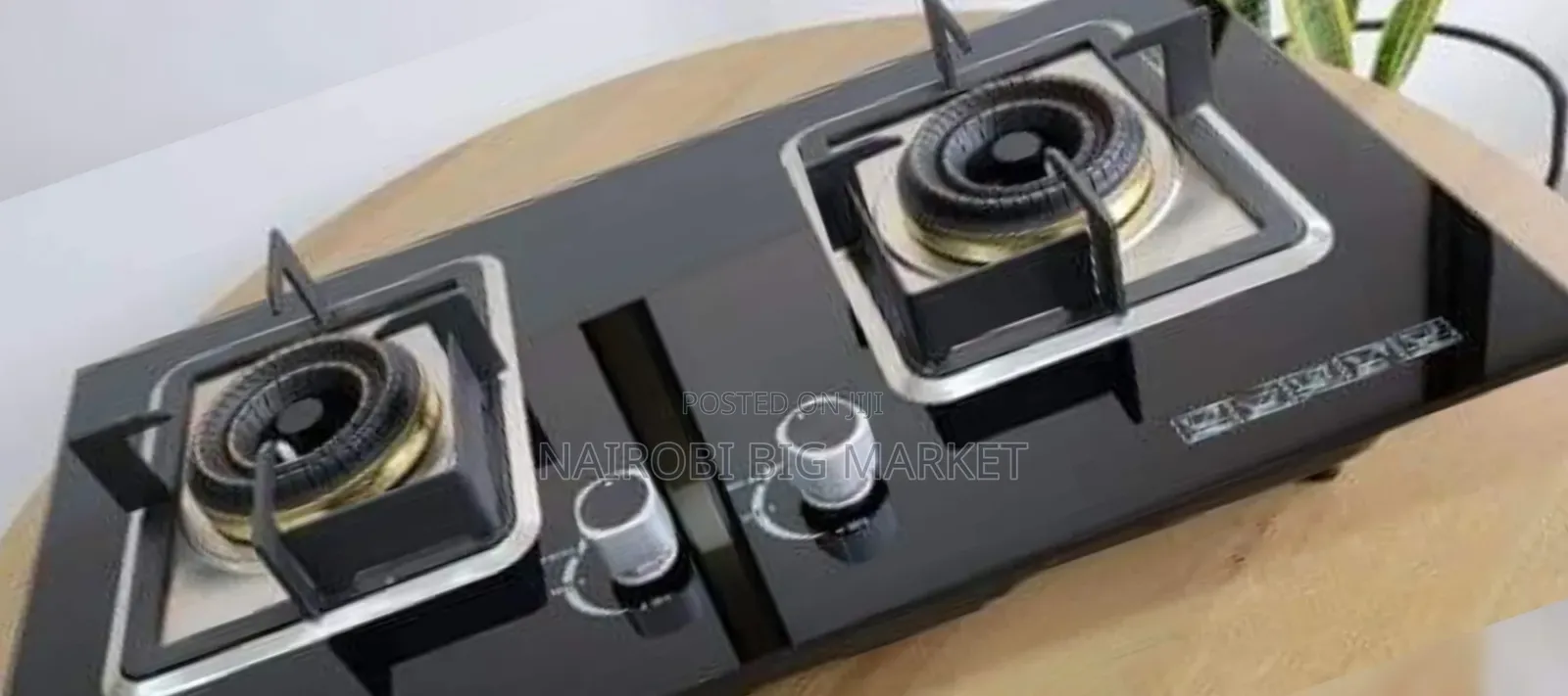 2 Burner Amaze Glass Inbuilt Hob Cooker