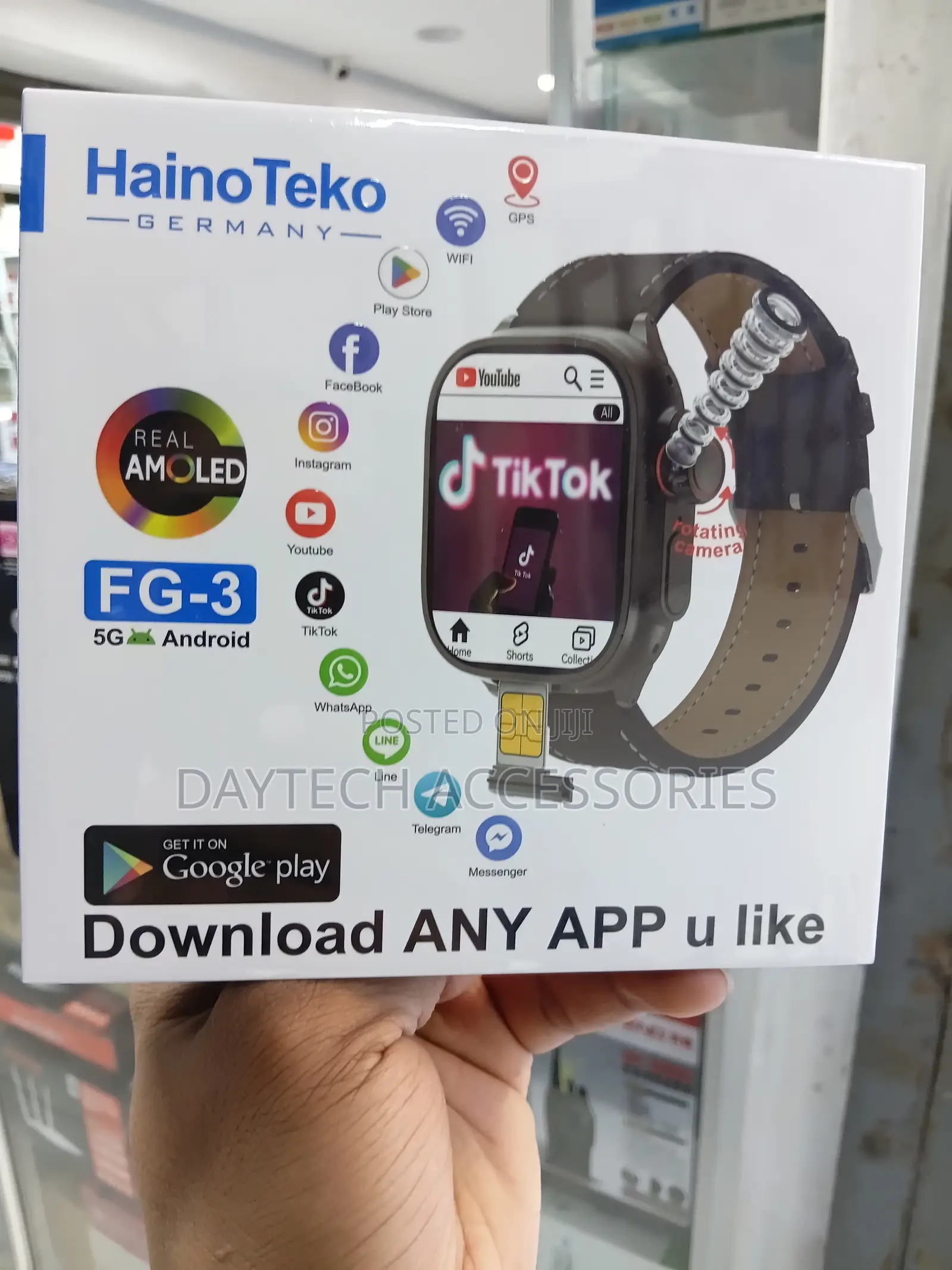 Haino Teko FG-3 Independent Android-Powered Smartwatch